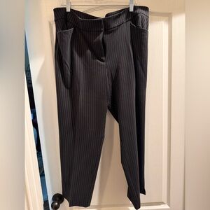 Women’s Black Pinstripe Pants